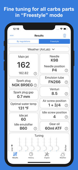 化油器JettingRotaxMaxKartiPhone版截图4