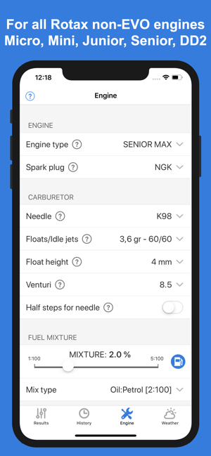 化油器JettingRotaxMaxKartiPhone版截图5