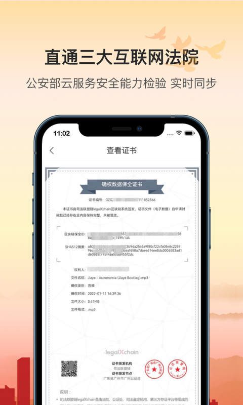 广州公证区块链取证截图5