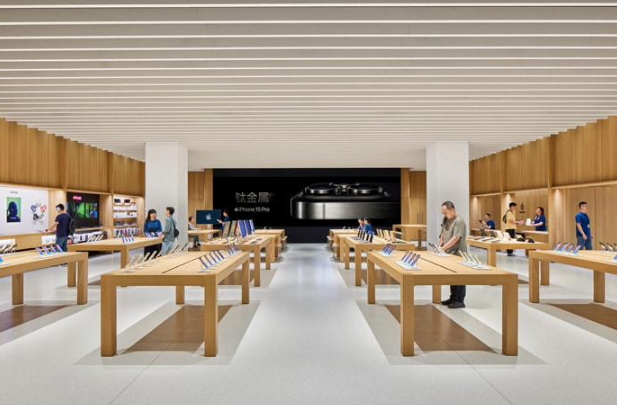 苹果 Apple Store 温州万象城店将于明日正式开幕