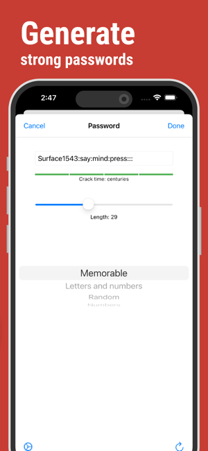 密码管理器SafeInCloud1iPhone版截图7