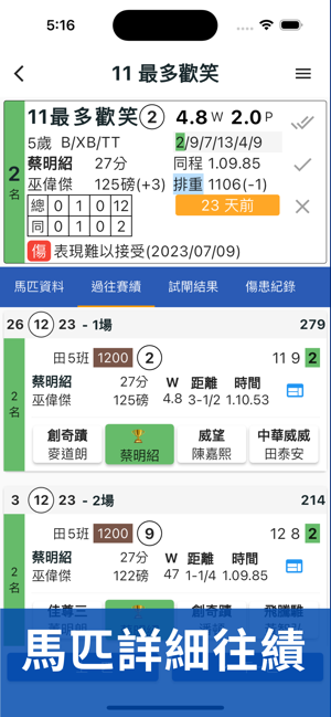 香港賽馬賽果通知iPhone版截图6