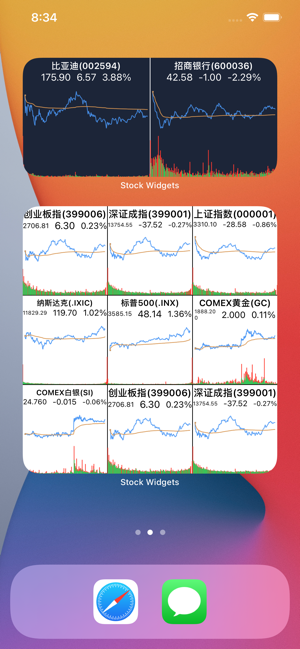 股票小组件iPhone版截图3