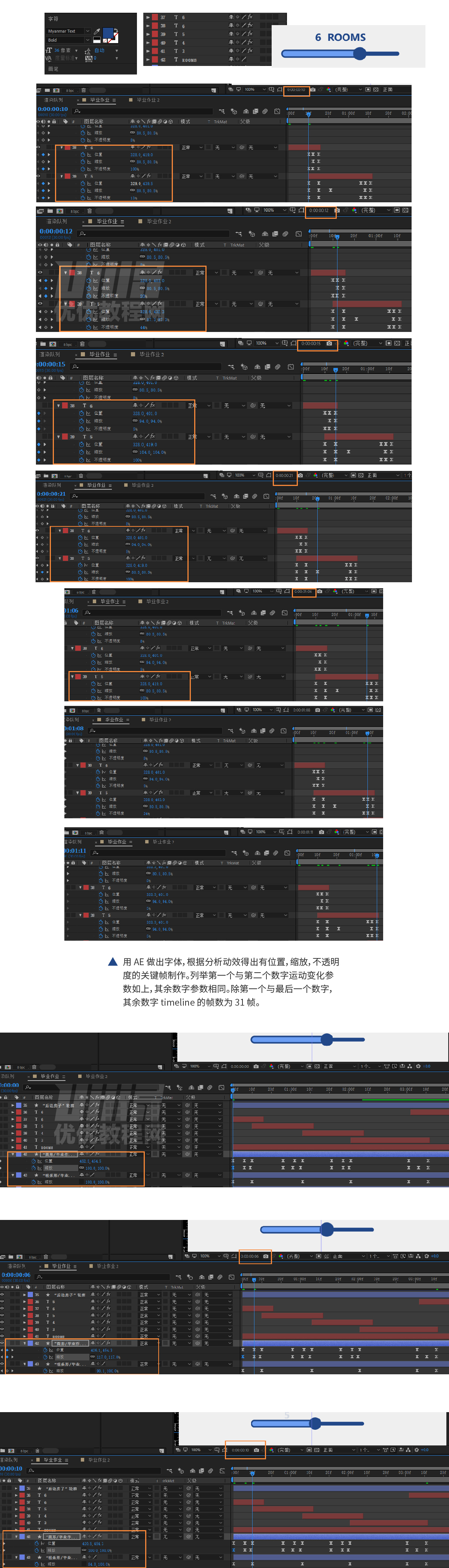 AI+AE教程！教你制作Q弹有趣的房子动效