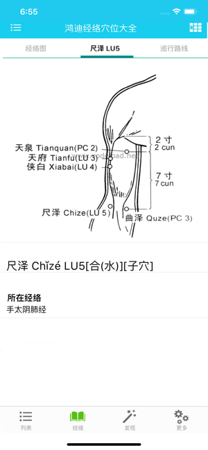 鸿迪经络穴位大全iPhone版截图3