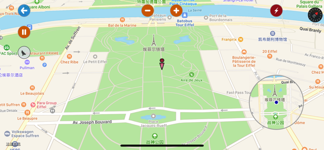 模拟旅行:MapWalkeriPhone版截图2