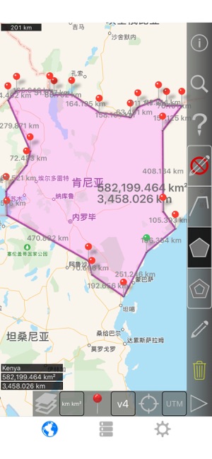 距离和面积测量iPhone版截图4