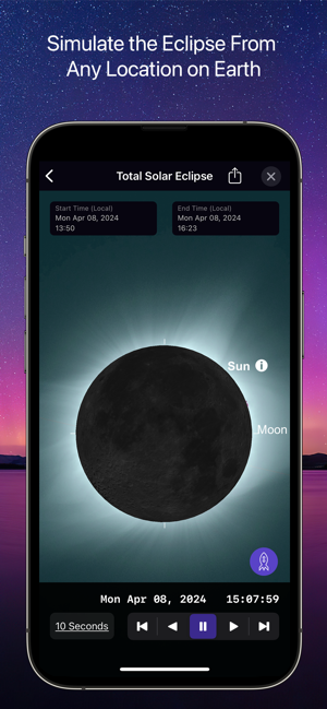 SkySafariEclipse2024iPhone版截图1