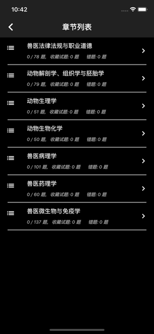 兽医资格题库iPhone版截图4