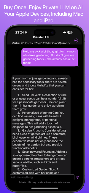 PrivateLLMiPhone版截图4