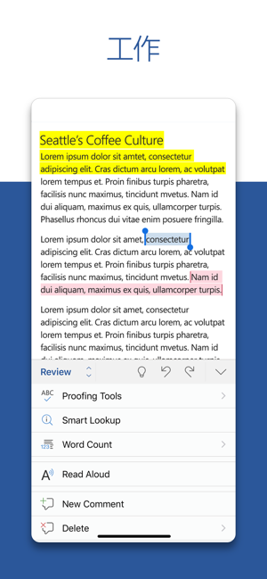 MicrosoftWordiPhone版截图3