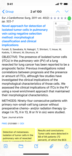 PubMedOnTapiPhone版截图4
