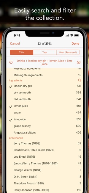 Martin’sIndexofCocktailsiPhone版截图5