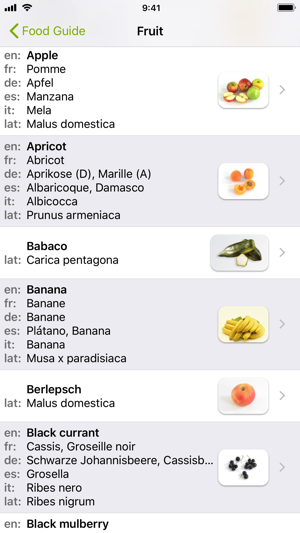 FoodGuideiPhone版截图4