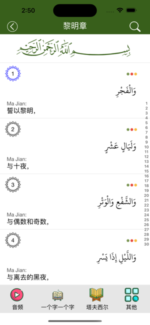 汉语古兰经iPhone版截图4