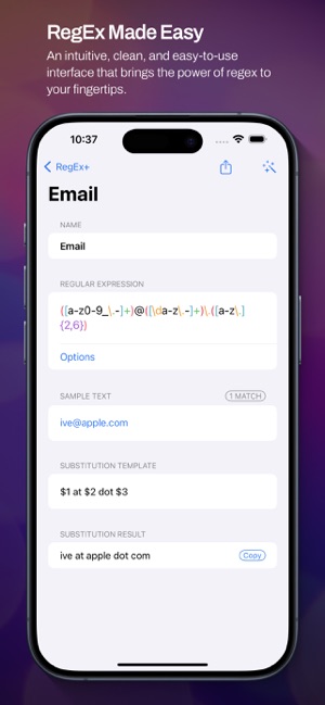 RegEx+iPhone版截图1