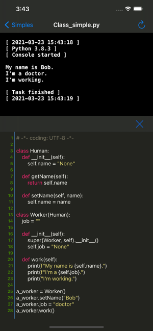 Python3CharmiPhone版截图2