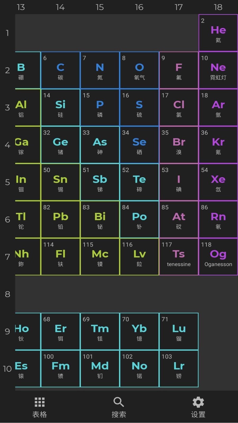 元素周期表鸿蒙版截图4