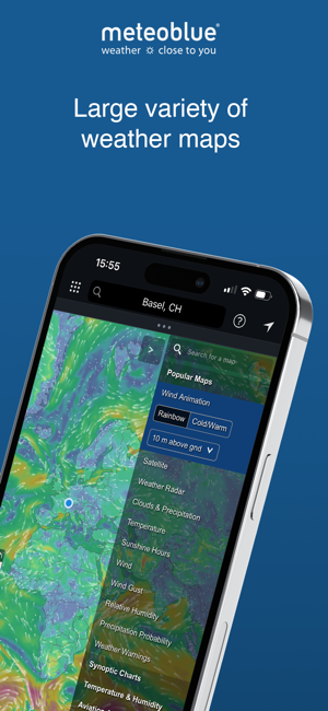 meteoblueweather&mapsiPhone版截图2