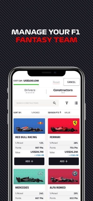 Formula1®iPhone版截图4