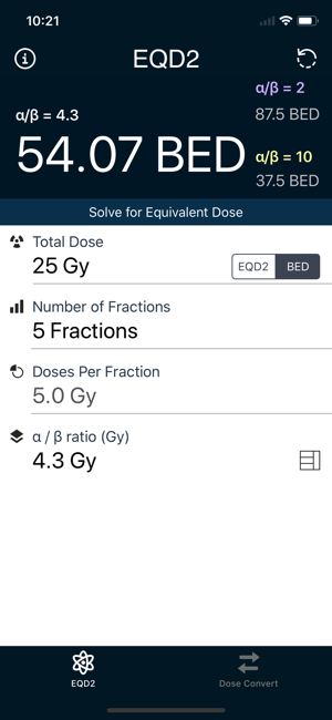 EQD2CalculatoriPhone版截图2