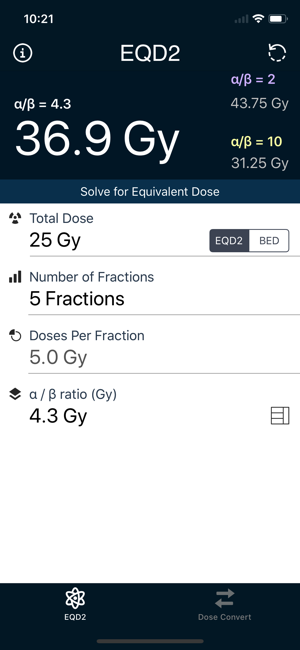 EQD2CalculatoriPhone版截图1