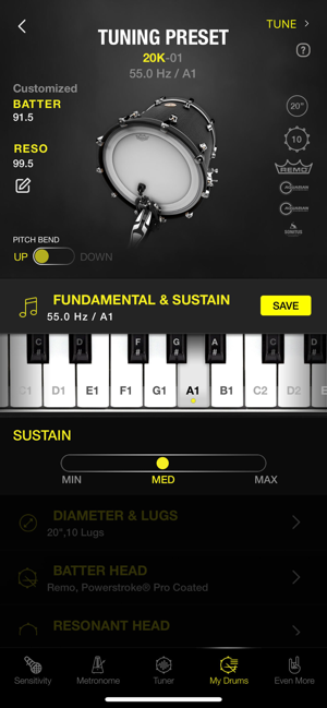 DrumtunePRO|DrumTuneriPhone版截图6