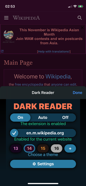 DarkReaderforSafariiPhone版截图3