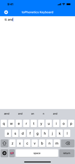 toPhoneticsIPAKeyboardiPhone版截图1