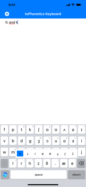 toPhoneticsIPAKeyboardiPhone版截图3