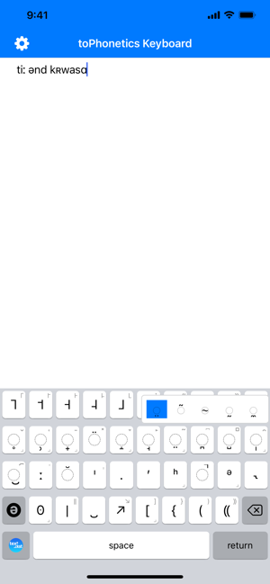 toPhoneticsIPAKeyboardiPhone版截图4