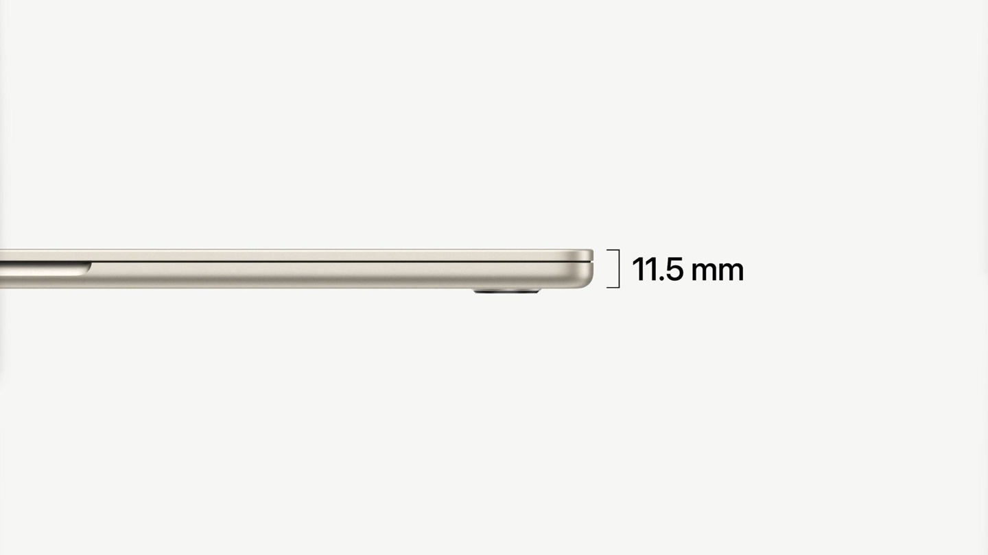 苹果推出 15 英寸 MacBook Air 笔记本，售价 10499 元起