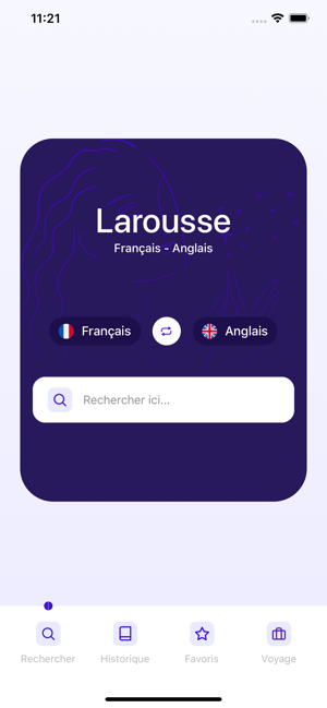 DictionnaireAnglais~FrançaisiPhone版截图1