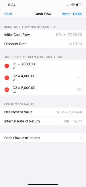 FinancialCalculator++iPhone版截图8