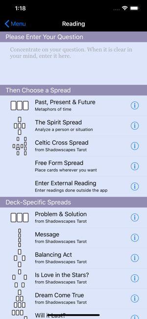 ShadowscapesTarotiPhone版截图3