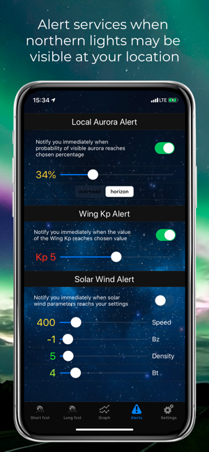 NorthernLightsAuroraAlertsiPhone版截图4