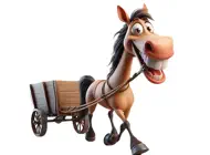 Horse and Cart StickersiPhone版