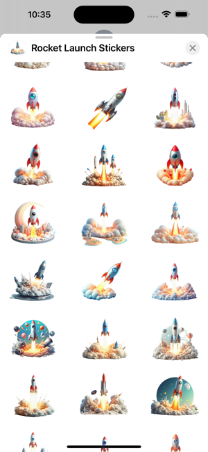 Rocket Launch StickersiPhone版截图2