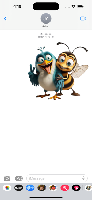 Birds and the Bees StickersiPhone版截图4