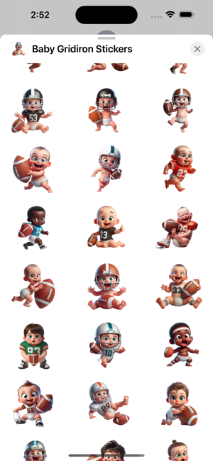 Baby Gridiron StickersiPhone版截图2