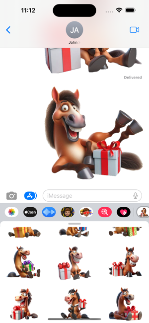 Gift Horse StickersiPhone版截图6