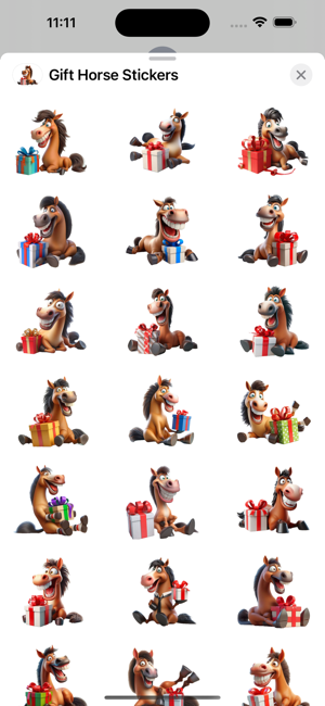 Gift Horse StickersiPhone版截图1