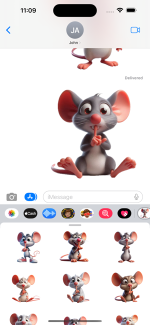 Quiet as a Mouse StickersiPhone版截图5