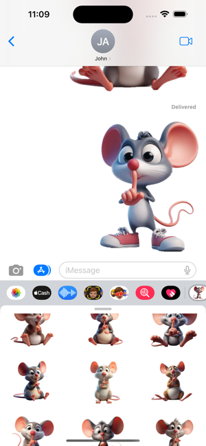 Quiet as a Mouse StickersiPhone版截图6