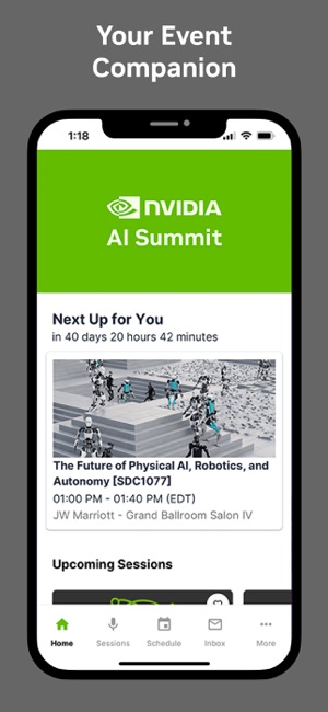 NVIDIA AI Summit DCiPhone版截图1