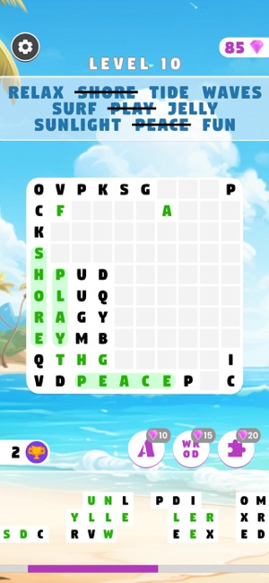 Word Search JigsawiPhone版截图2