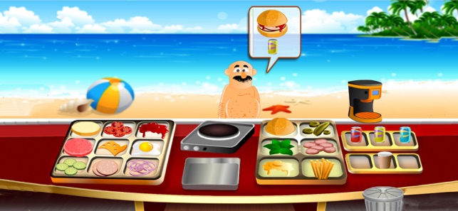 Burger Cooking Shop Chef GameiPhone版截图2