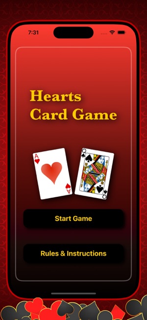 Hearts Cards GameiPhone版截图1