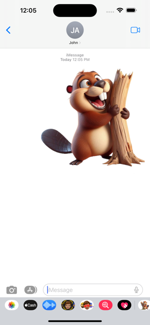 Beaver Tree StickersiPhone版截图4