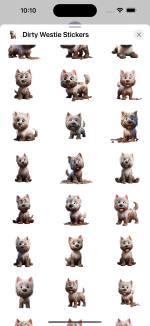 Dirty Westie StickersiPhone版截图2